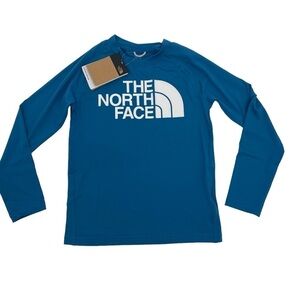 The North Face Boys Size 10-12 Medium Long Sleeve Sun Tee Shirt NWT